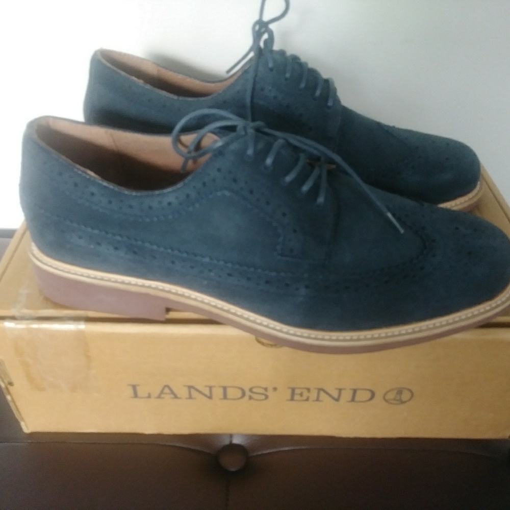 Men's Navy Semi-Casual Shoe Sz 11